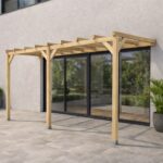 Pérgola madera 6x4 Anexada