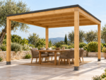 Pérgola madera 4x3 Techada