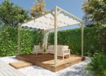 Pérgola Laminada 3x3 Techada