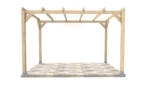 Pérgola madera 4x4