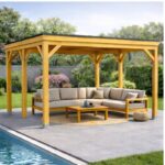Pérgola Laminada 6x4 Techada