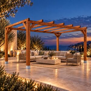 Pérgola madera 4×3