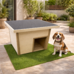 Caseta madera perro mediano-grande 116x94x106