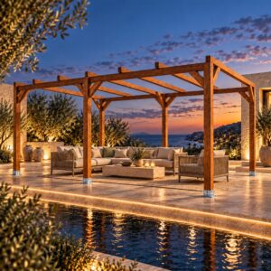 Pérgola madera 6×4 Autoportante