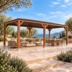 Pérgola madera 6x4 Techada