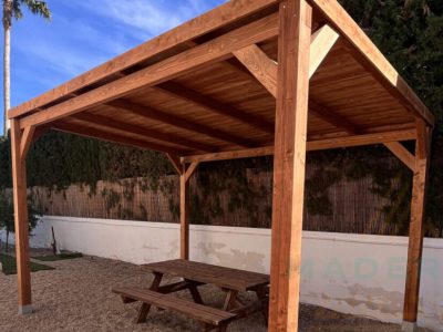 Techado madera